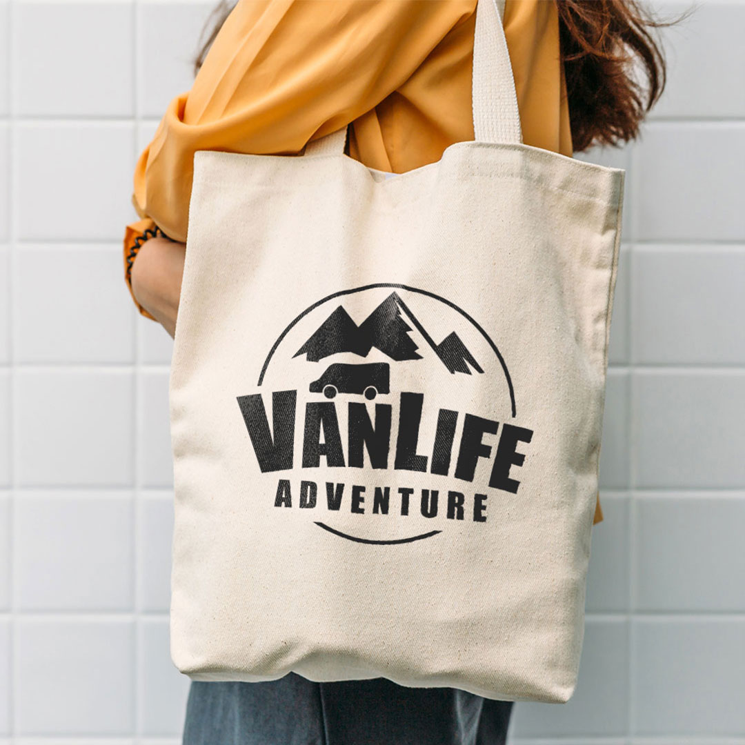 vanlife campervan tote bag eco