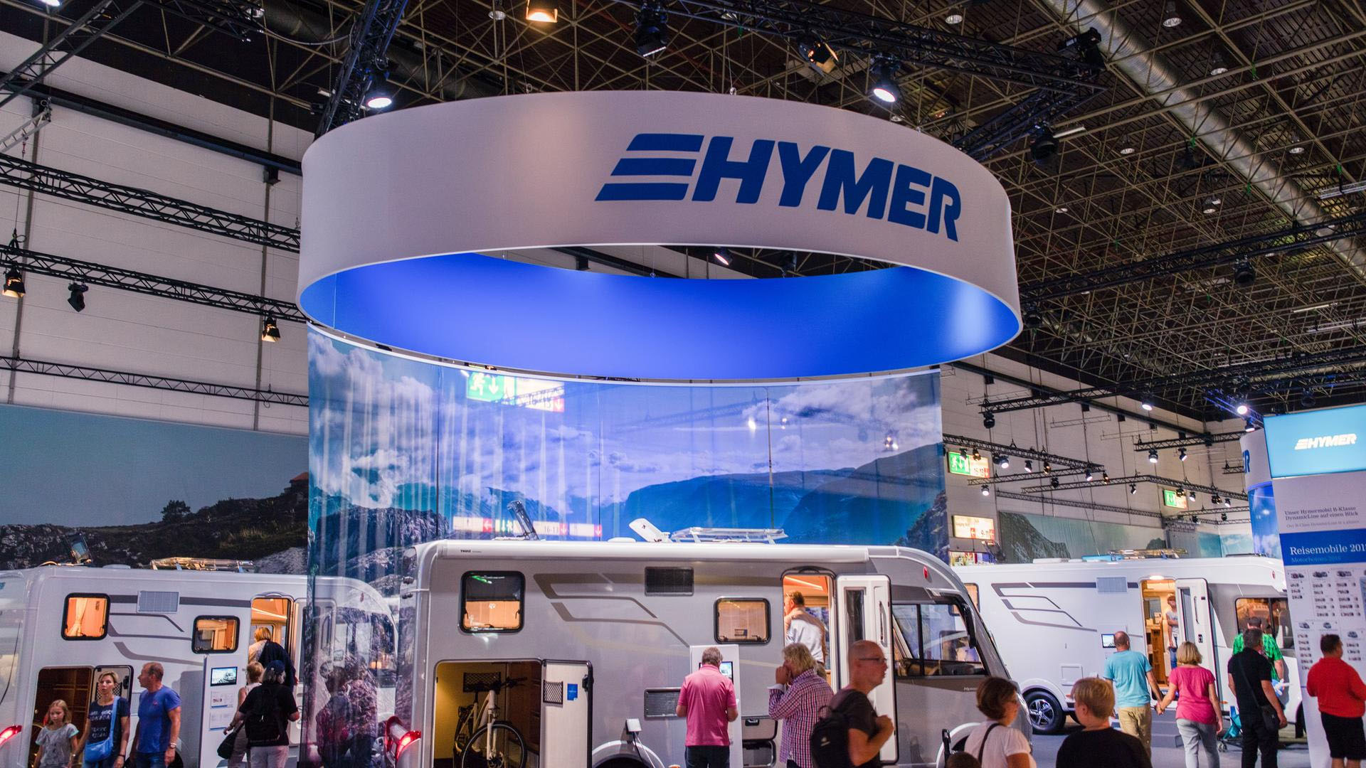 Hymer exhibition stand 