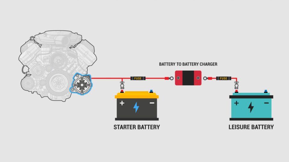 smart alternator battery-to-battery charger